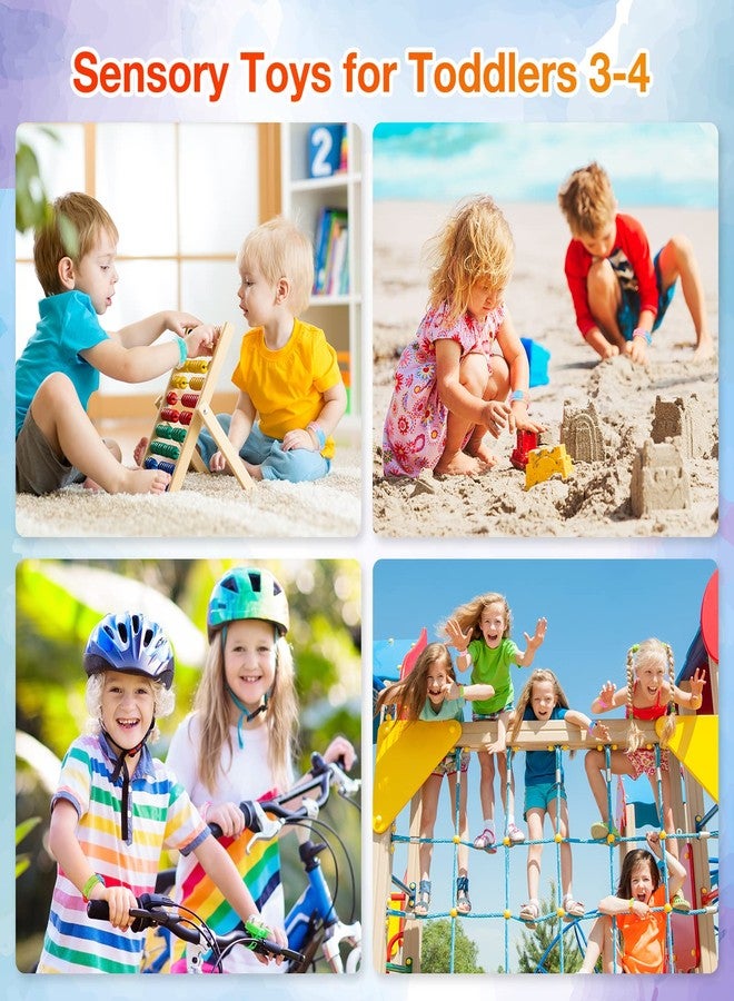 Zibuyu® 24Pcs Colorful Slap Bands for Kids,Pop it Wrist Band Bracelet for Kids - Friendship Bands Pop It Toys Fidget Toy Stress Relief,Return Gifts Birthday Party - Image 4